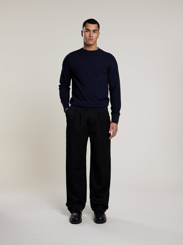 Nigel Knit | Dark Blue