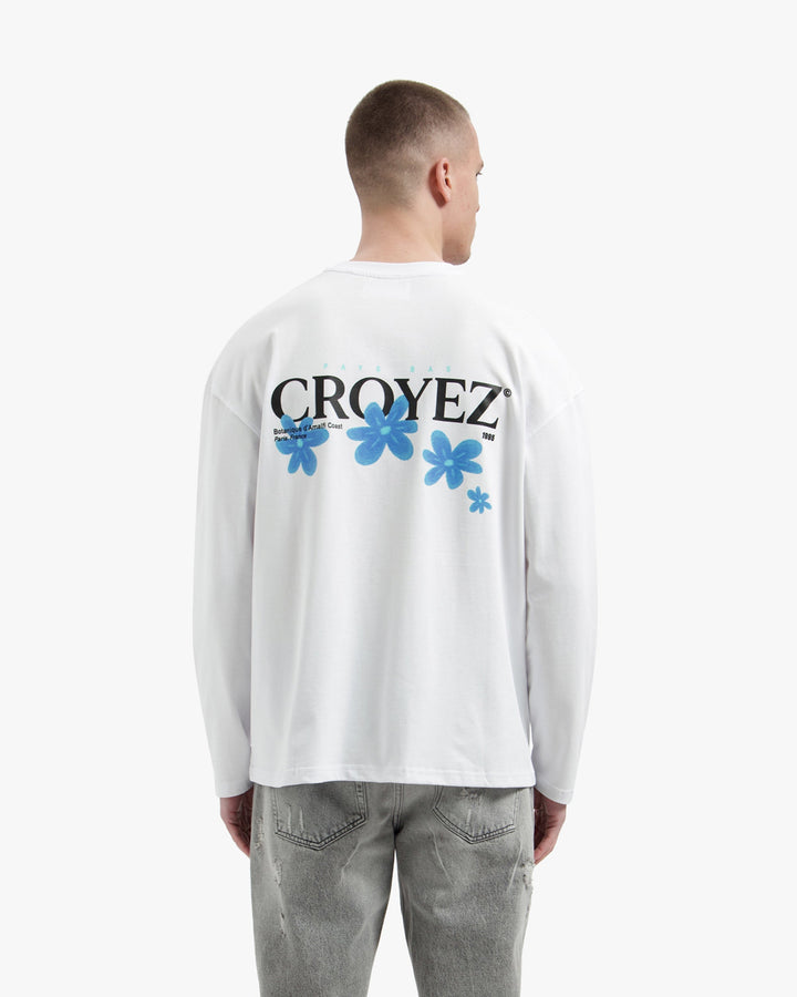 Croyez Botanique Longsleeve | White/Tiffany Blue