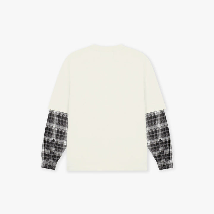 Croyez Layered Race T-Shirt | Light Beige
