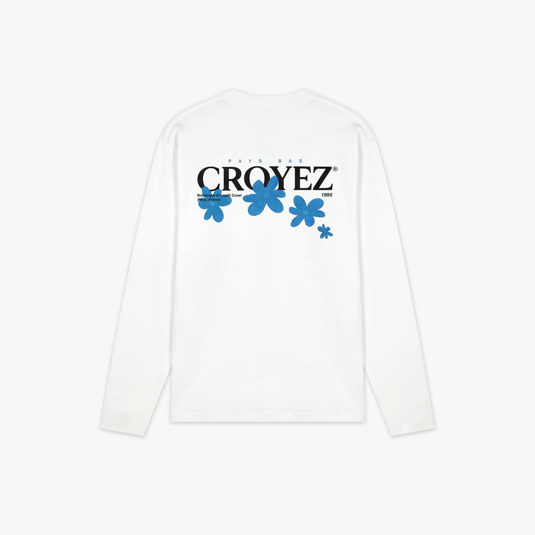 Croyez Botanique Longsleeve | White/Tiffany Blue