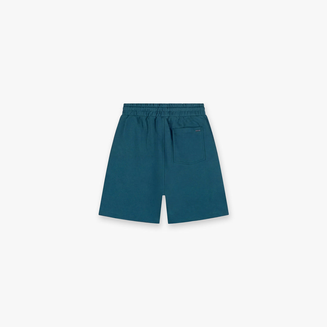 Croyez Stamp Shorts | Dark Teal