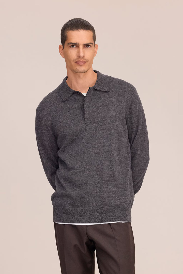 Emerson - Lightweight merino wool polo